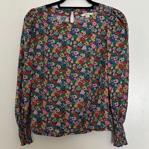 Boden Multicolor Floral Blouse